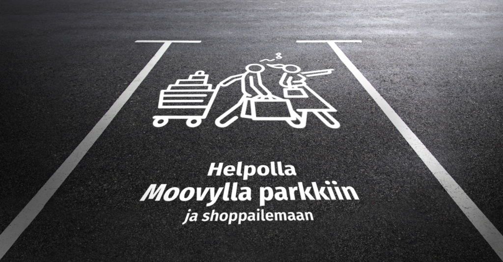 Helpolla Moovylla parkkiin